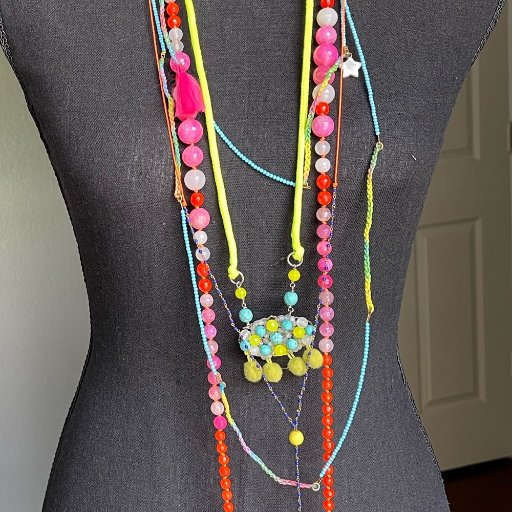 Rainbow Necklace View 6